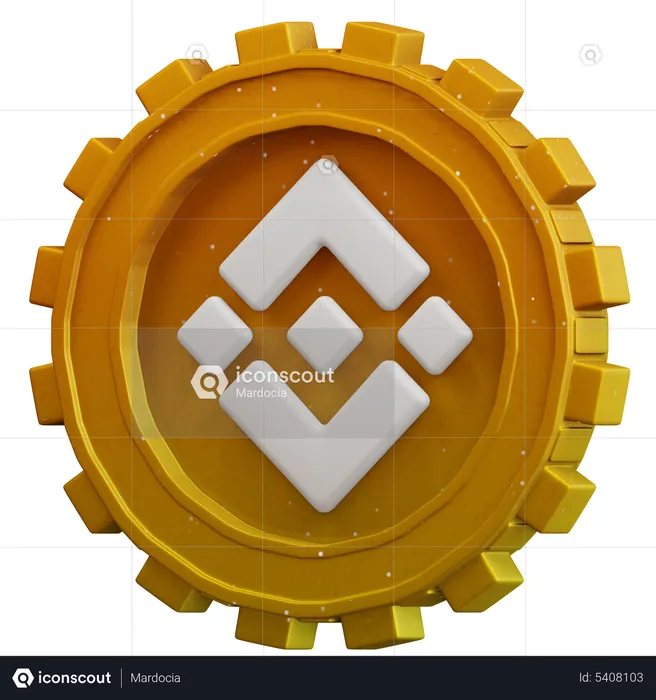 Binance Coin  3D Icon