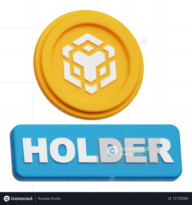 Binance Holder  3D Icon