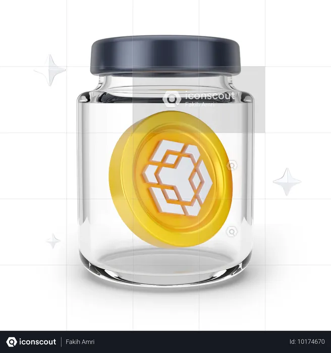 Pot de binance  3D Icon