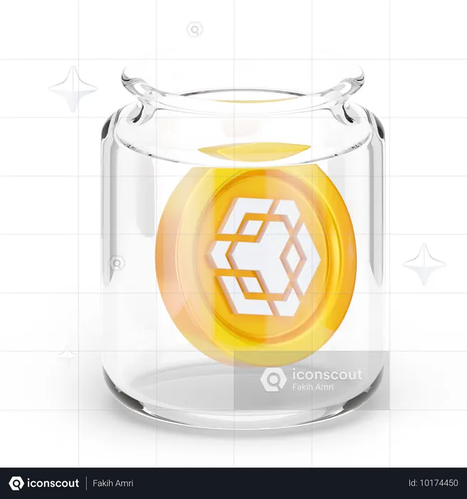 Pot de binance  3D Icon