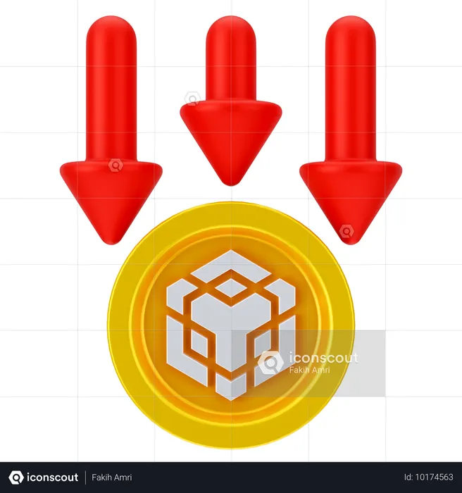 Perda binance  3D Icon