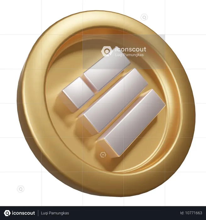 Binance Usd  3D Icon