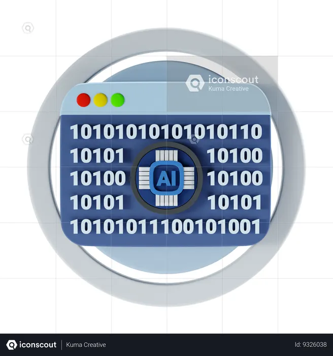 Binary Browser  3D Icon