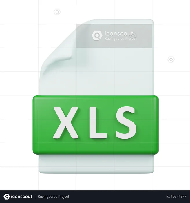 Binary Data File  3D Icon