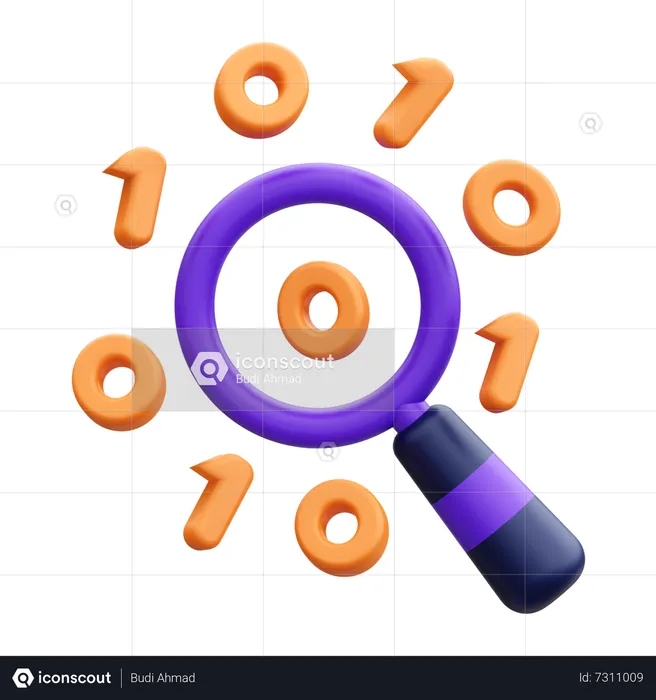 Binary Search  3D Icon