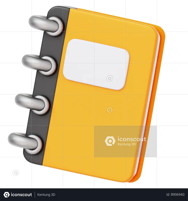 Binder Book  3D Icon