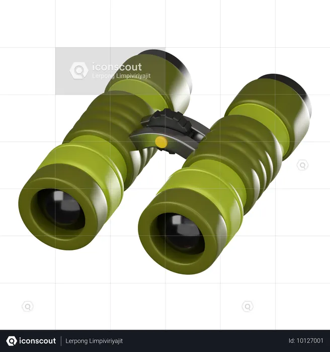 Binocular  3D Icon