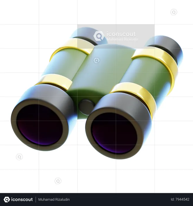 Binocular  3D Icon