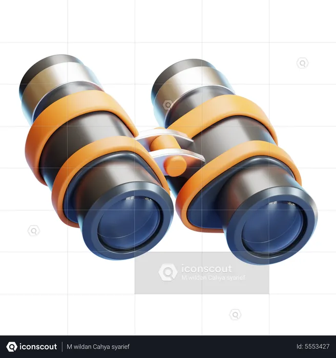 BINOCULAR  3D Icon