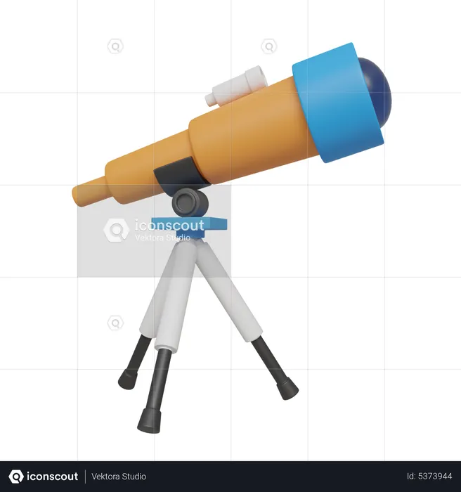 Binocular  3D Icon