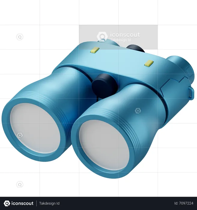 Binocular  3D Icon