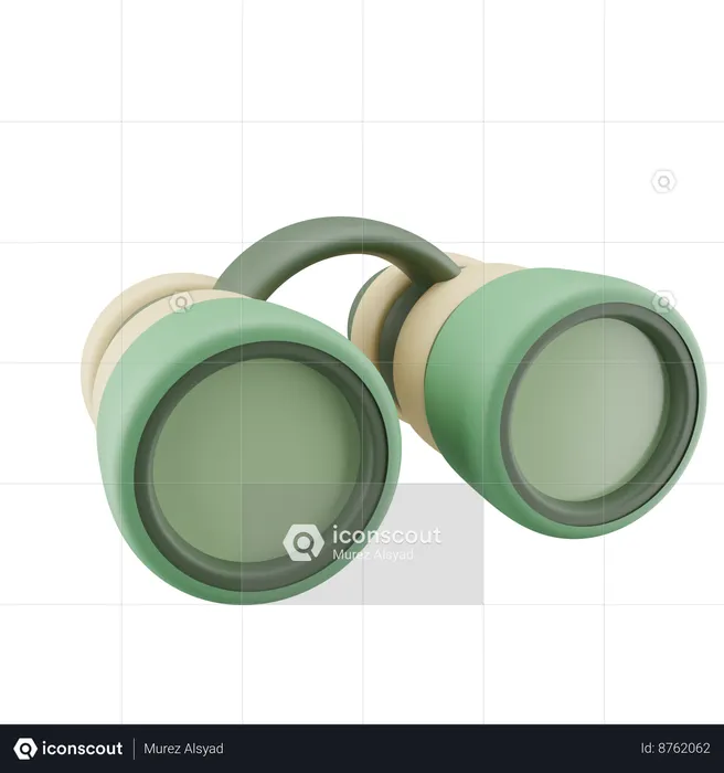 Binoculars  3D Icon
