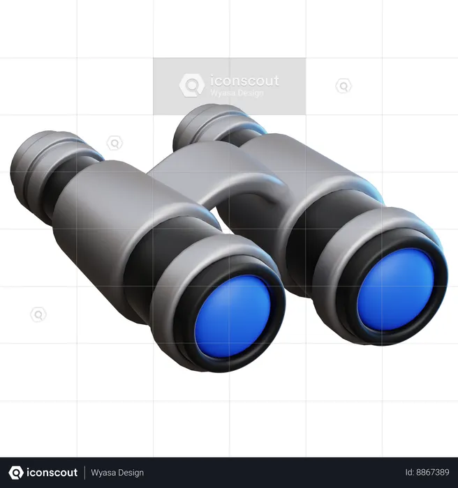 Binoculars  3D Icon