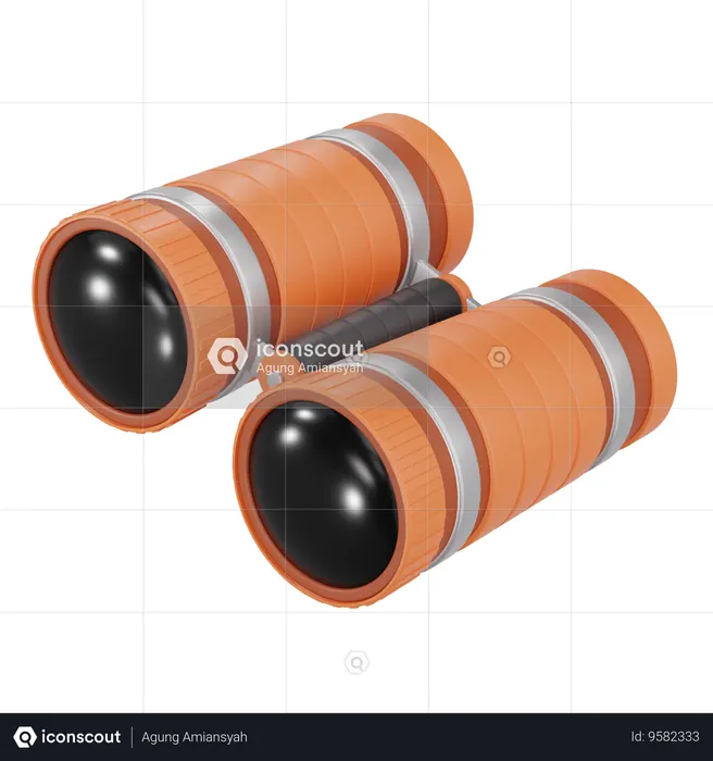 Binoculars  3D Icon