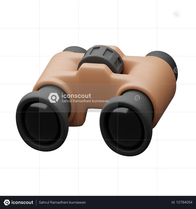 Binoculars  3D Icon