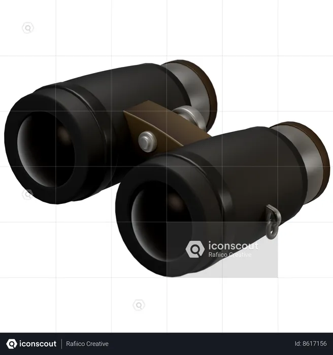 Binoculars  3D Icon