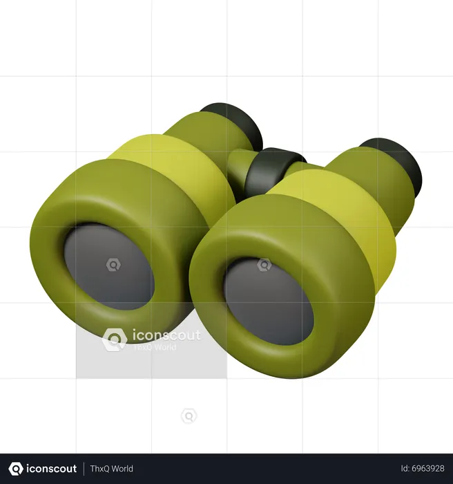 Binoculars  3D Icon