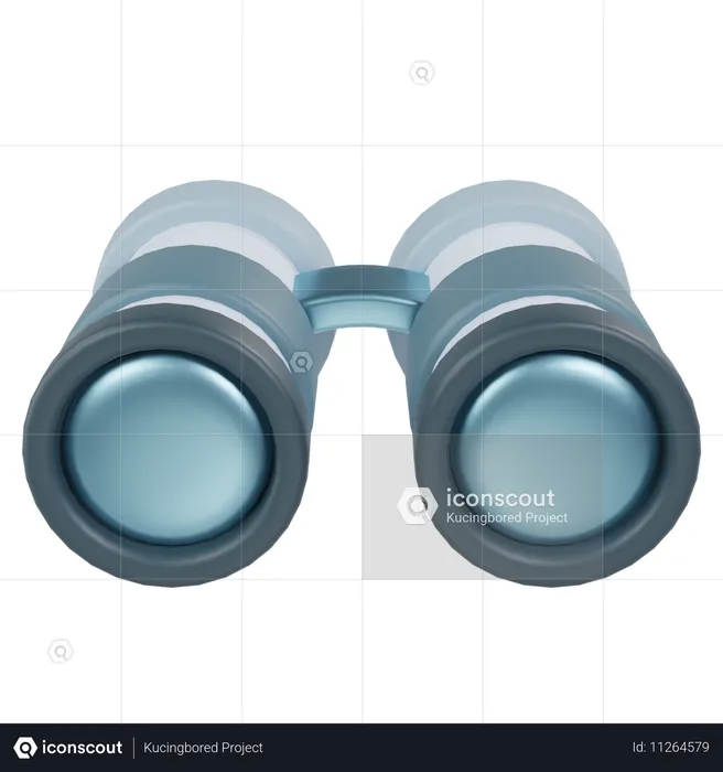 Binoculars  3D Icon