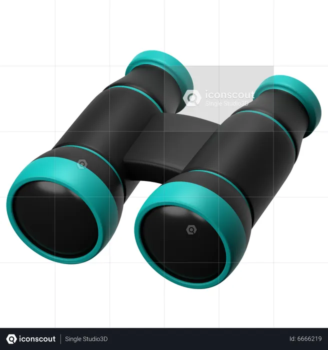 Binoculars  3D Icon