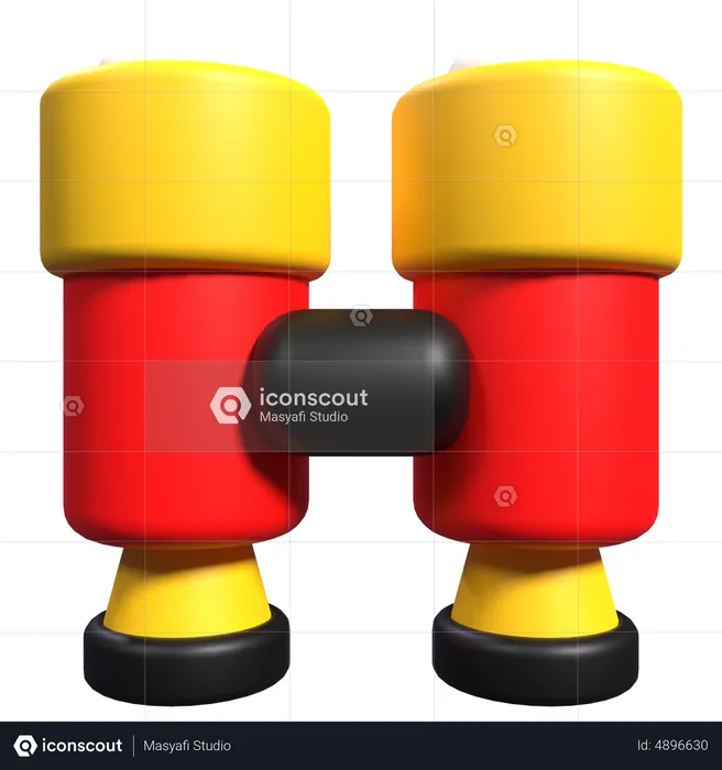 Binoculars  3D Icon