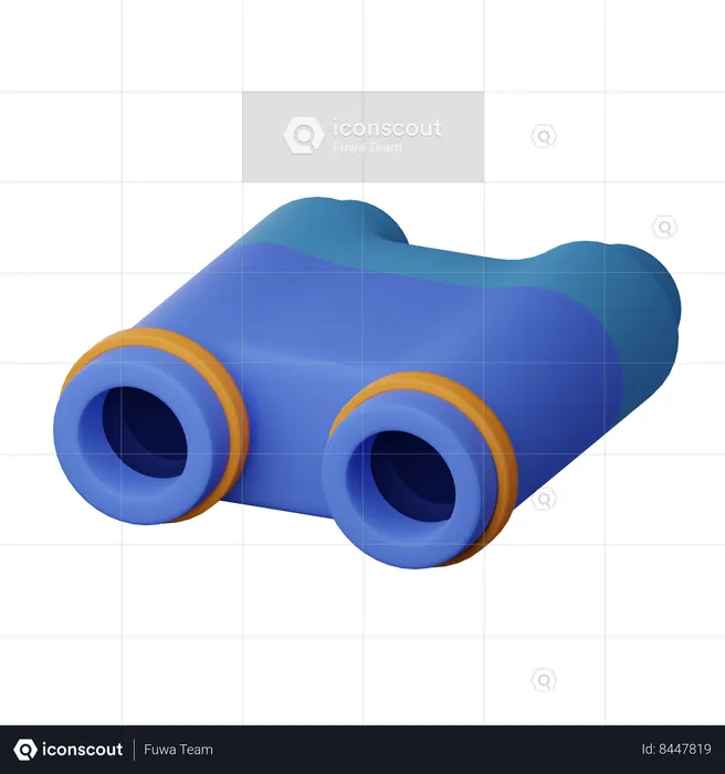 Binoculars  3D Icon