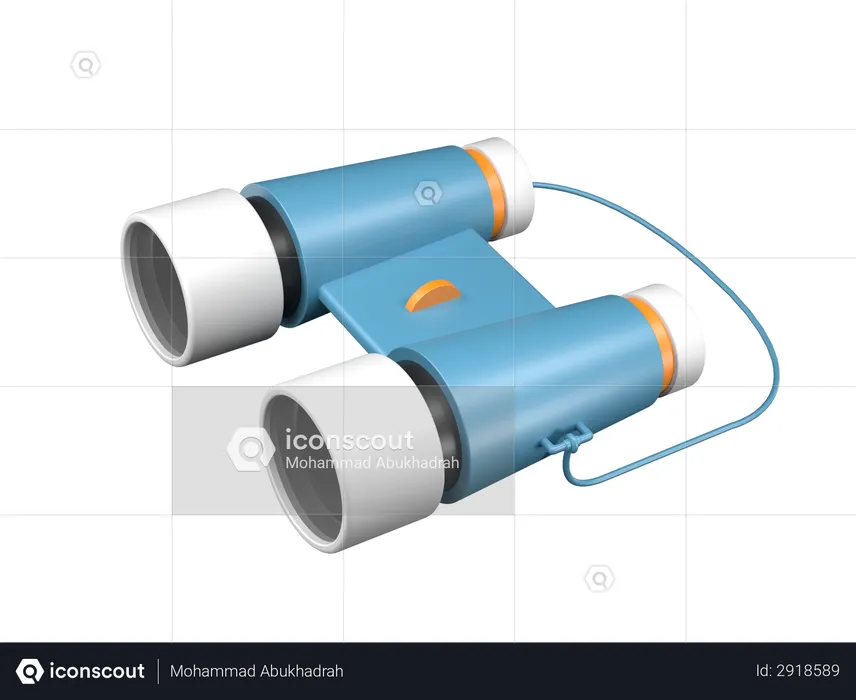 Binoculars  3D Illustration