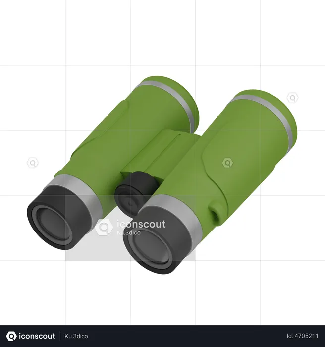 Binoculars  3D Illustration