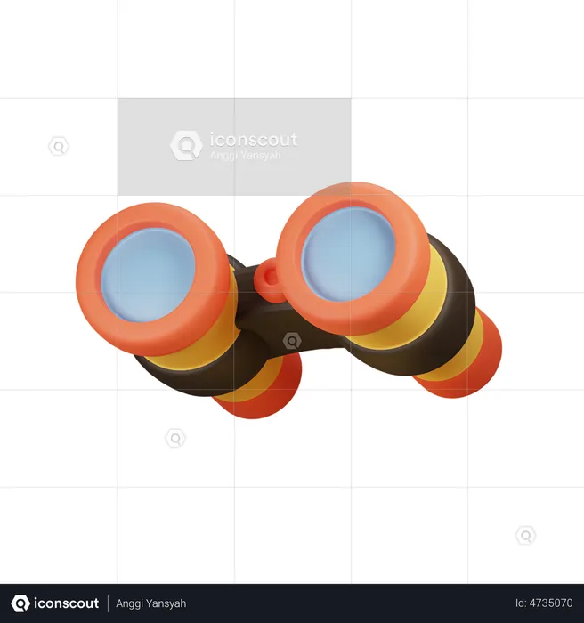 Binoculars  3D Illustration