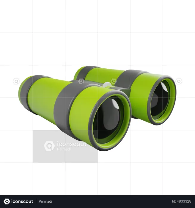 Binocular  3D Icon