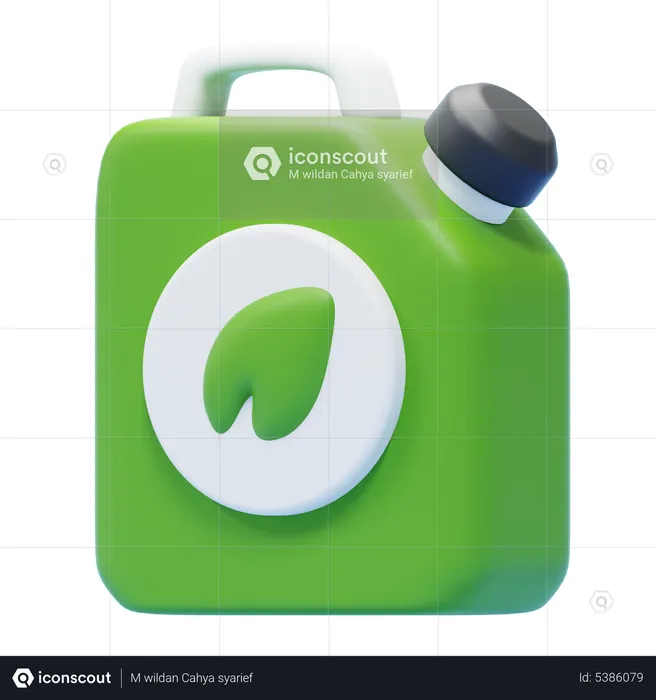 Biocarburant  3D Icon