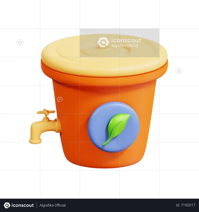Bio Compost  3D Icon
