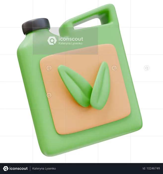 Bio fuel  3D Icon