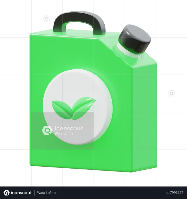 Bio fuel  3D Icon