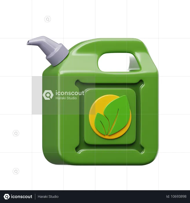 Bio Fuel Container  3D Icon