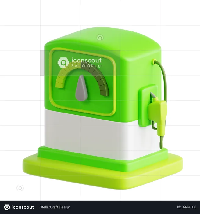 Bio Fuel Pump  3D Icon