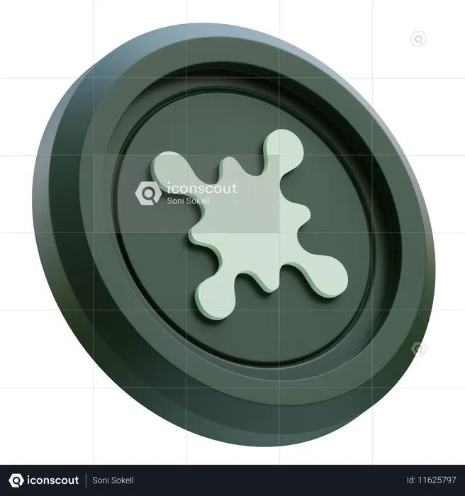 Bio Protocol Cryptocurrency  3D Icon