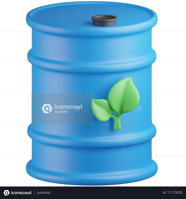 Biocarburant  3D Icon