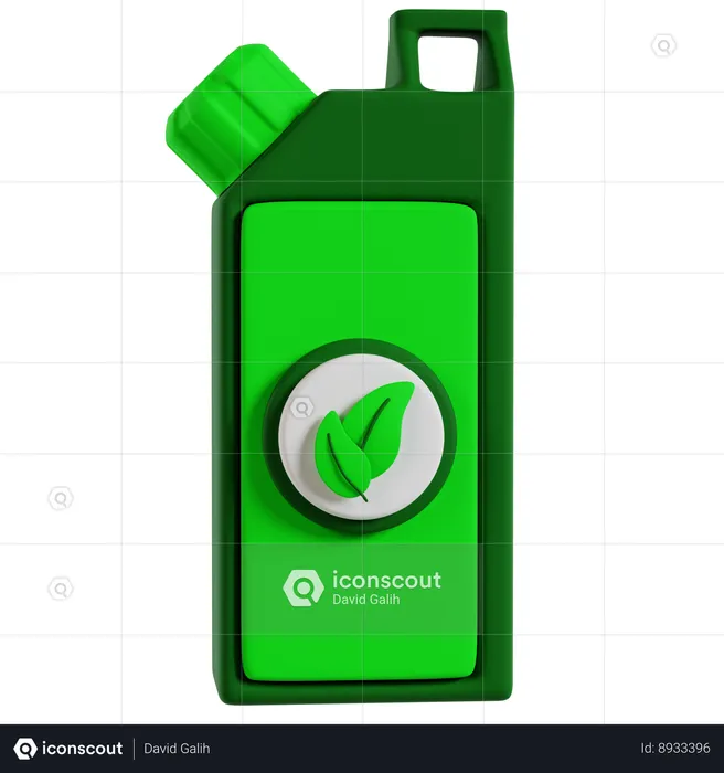 Biocombustible  3D Icon