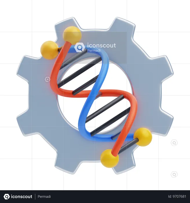 Bioengineering  3D Icon