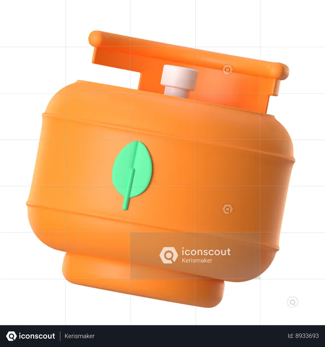 Biogas  3D Icon