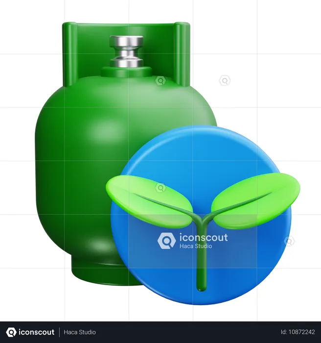 Biogaz  3D Icon