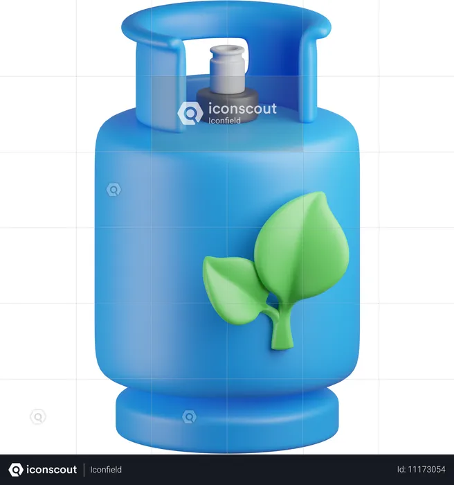 Biogaz  3D Icon