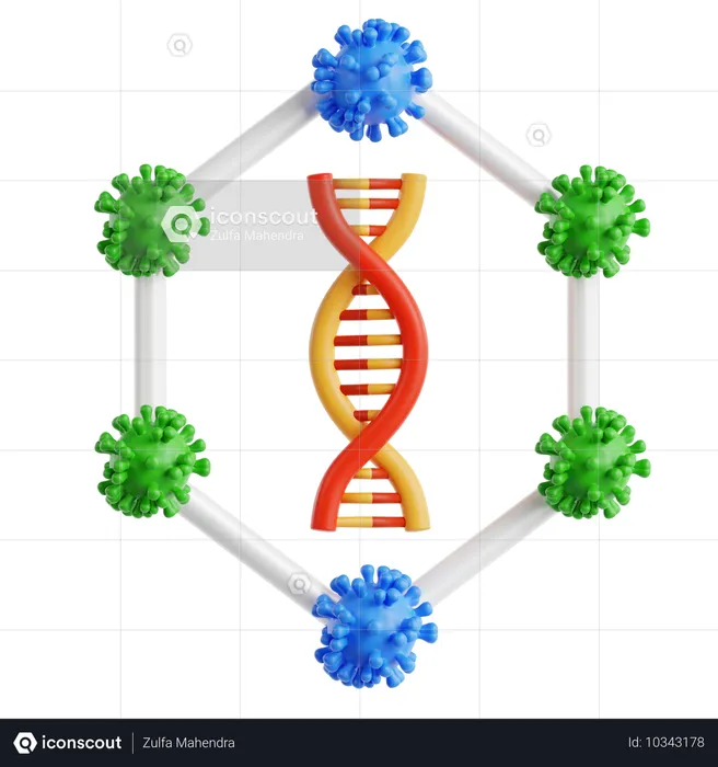 La biologie  3D Icon