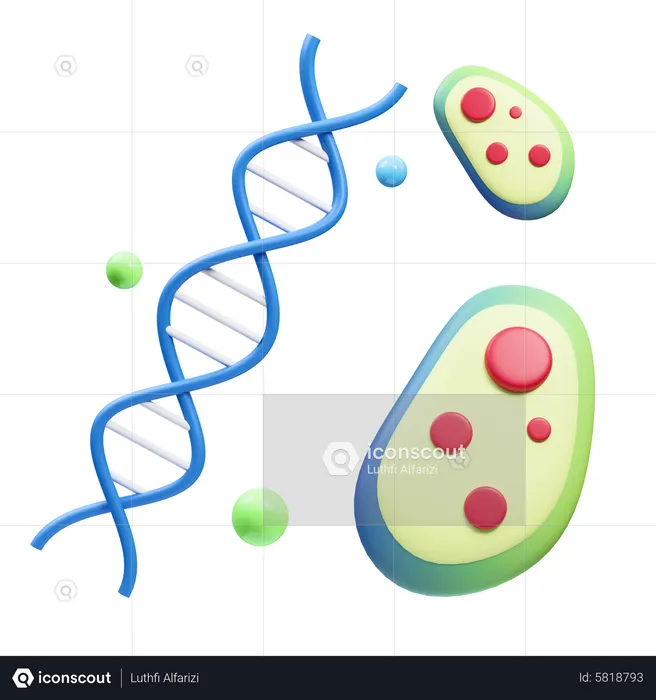 La biologie  3D Icon