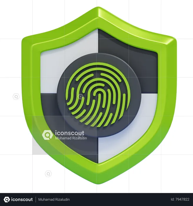 BIOMETRIC  3D Icon