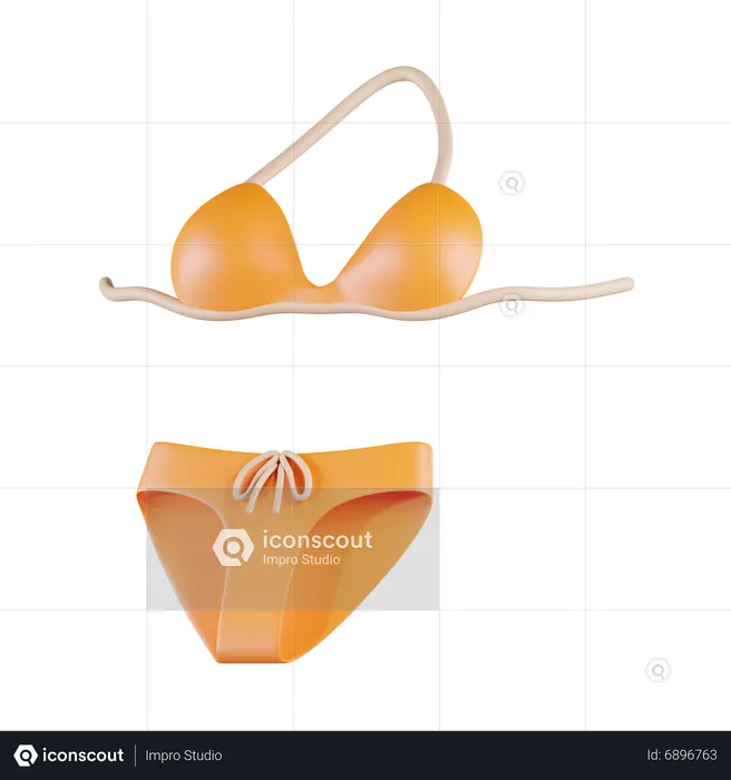 Bikini  3D Icon