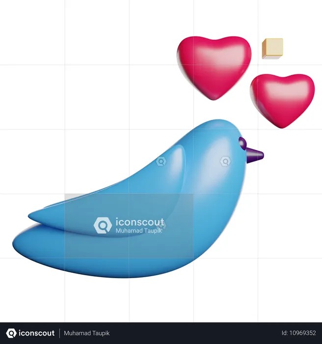 Bird  3D Icon