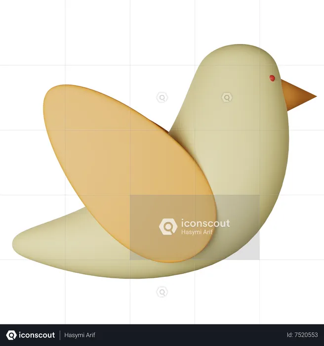 Bird  3D Icon
