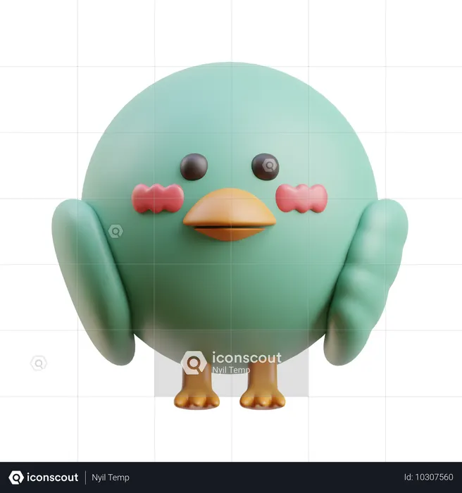 Bird  3D Icon