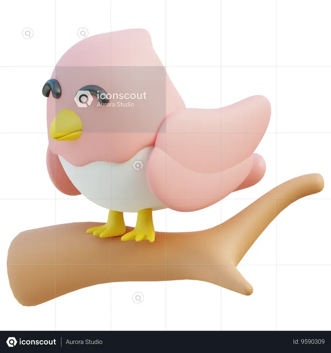 Bird  3D Icon
